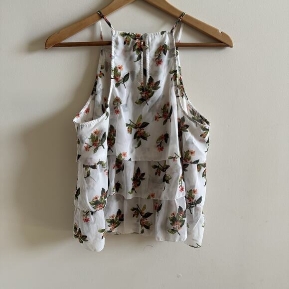 Y2K Vintage Abercrombie & Fitch Women's Medium Shirt Cami Babydoll Fairy Sheer - Picture 6 of 12